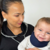 Julie Ricci annonce que son fils Giovann (6 mois) est obligé de porter une minerve pour redresser sa tête - Instagram, janvier 2021.