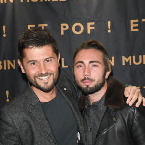 Christophe Beaugrand et son mari Ghislain Gerin - Générale du nouveau spectacle "Muriel Robin et Pof !" au Palais des Sports à Paris le 3 octobre 2019. © Coadic Guirec/Bestimage
