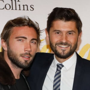 Christophe Beaugrand et son mari Ghislain Gerin - Soirée de lancement du livre "Toujours y croire" de Miss France et Miss Univers 2016 I.Mittenaere à l'hôtel Vernet à Paris, France, le 6 novembre 2018. © CVS/Bestimage