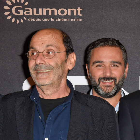 Eric Toledano, Jean-Pierre Bacri, Olivier Nakache et Jean-Paul Rouve - Avant-première du film "Le sens de la fête" au Grand Rex à Paris le 26 septembre 2017. © Coadic Guirec/Bestimage
