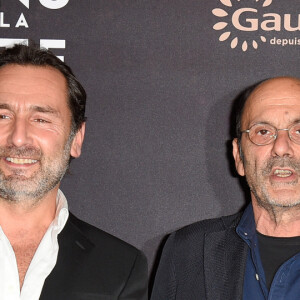 Gilles Lellouche, Jean-Pierre Bacri et Jean-Paul Rouve - Avant-première du film "Le sens de la fête" au Grand Rex à Paris le 26 septembre 2017. © Coadic Guirec/Bestimage