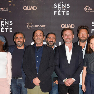 Gilles Lellouche, Eye Haidara, Eric Toledano, Olivier Nakache, Jean-Pierre Bacri, Jean-Paul Rouve, Suzanne Clément et Hélène Vincent - Avant-première du film "Le sens de la fête" au Grand Rex à Paris le 26 septembre 2017. © Coadic Guirec/Bestimage