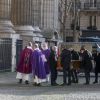 Obsèques de Marielle de Sarnez en l'Église Saint-Sulpice à Paris le 18 janvier 2021. ©JB Autissier / Panoramic / BestImage