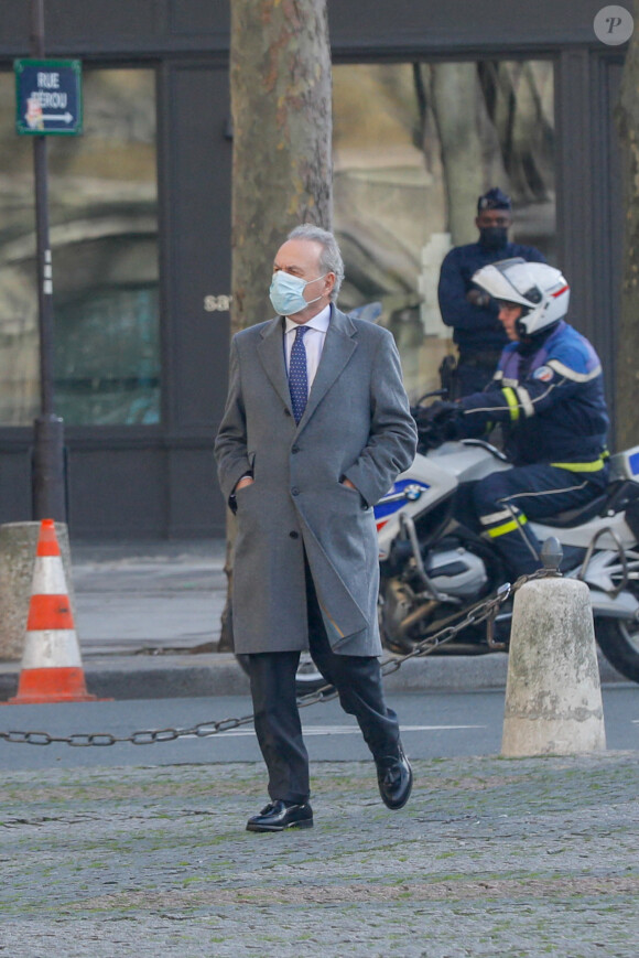 Obsèques de Marielle de Sarnez en l'Église Saint-Sulpice à Paris le 18 janvier 2021. ©JB Autissier / Panoramic / BestImage
