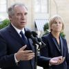 Francois Bayrou (Président du MoDem) et Marielle de Sarnez - Brexit, Le président François Hollande reçoit les chefs des partis politiques français au palais de l'Elysée. © Stéphane Lemouton / Bestimage
