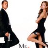 Angelina Jolie et Brad Pitt dans le film "Mr. & Mrs. Smith" en 2005.