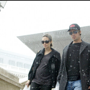Brad Pitt et Angelina Jolie en visite à Vienne. Le couple s'est rendu au Musée Albertina.