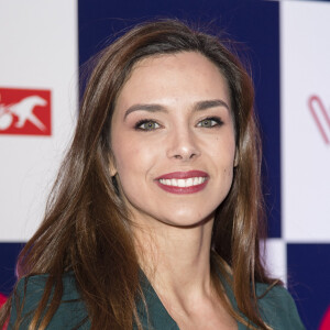 Marine Lorphelin (Miss France 2013) - Miss France 2018, Miss France 2015, Miss France 2014, Miss France 2013 et Miss France 2010 participent à la course "Le Défi des Miss" lors du Grand Prix de France à Vincennes Hippodrome de Paris, France, le 11 février 2018. © Pierre Perusseau/Bestimage