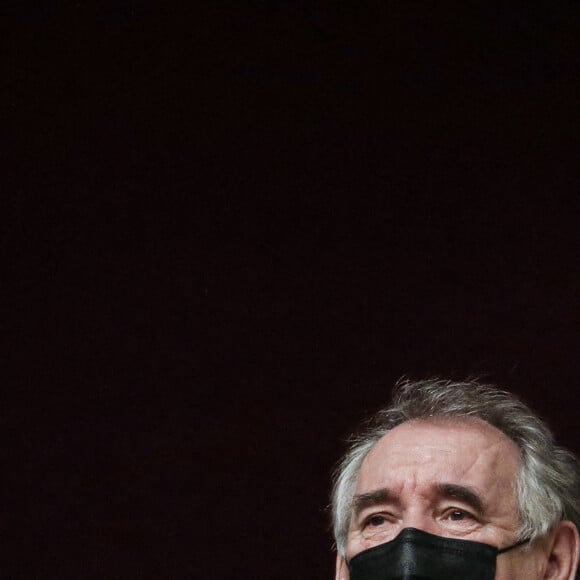 François Bayrou - Hommage à Marielle de Sarnez dans l'hémicycle - Séance de questions au gouvernement à l'assemblée nationale, Paris, le 19 janvier 2021. © Stéphane Lemouton / Bestimage