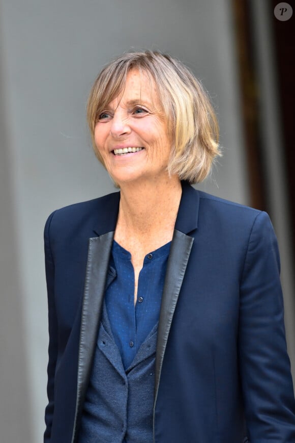 Marielle de Sarnez, ministre chargée des Affaires Européennes - Premier conseil des ministres au Palais de l'Elysée à Paris.