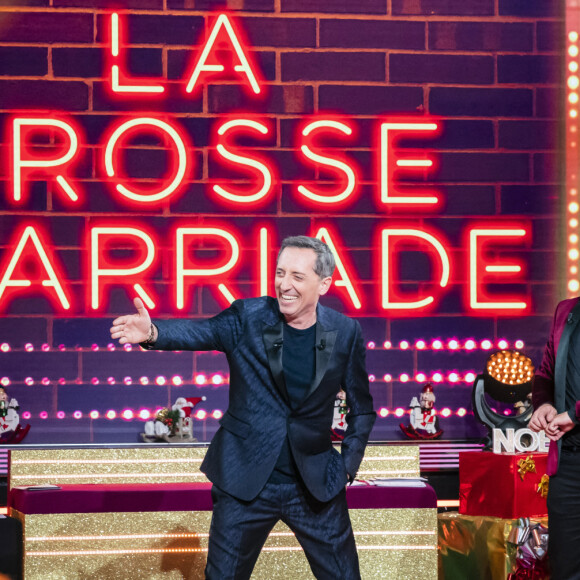 Exclusif - Gad Elmaleh, Cyril Hanouna - Enregistrement de l'émission "La grosse charriade", présentée par Cyril Hanouna et diffusée sur C8. Le 10 décembre 2020. © Jack Tribeca / Bestimage