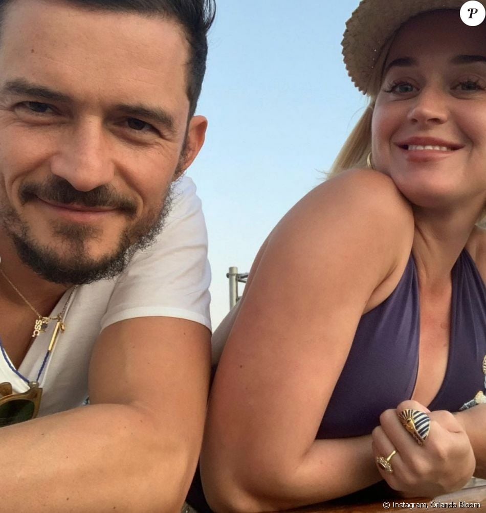 Katy Perry et Orlando Bloom sur Instagram. Le 26 octobre 2020. - Purepeople