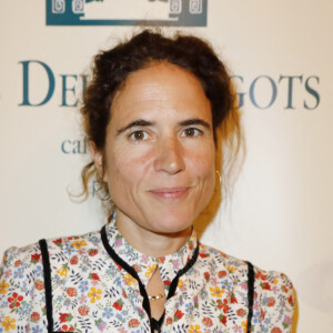 Mazarine Pingeot dédicace son dernier roman "Se Taire" aux Deux Magots à Paris le 14 octobre 2019. © Marc Ausset-Lacroix/Bestimage