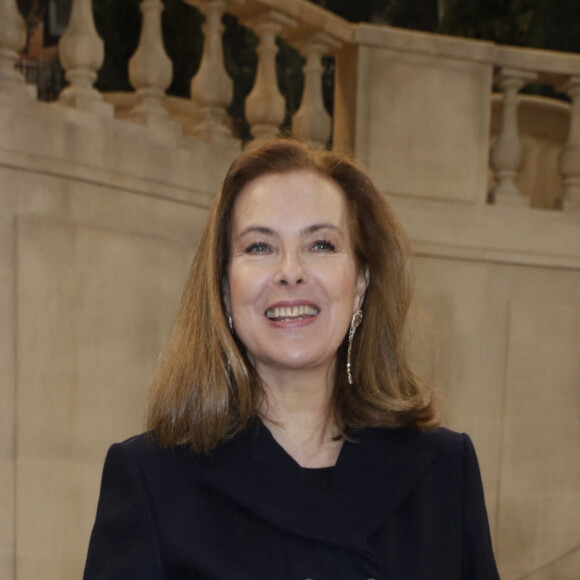 Carole Bouquet au défilé Chanel au Grand Palais lors de la Fashion Week Haute Couture collection printemps/été 2019 de Paris, France, le 22 janvier 2019. © Olivier Borde/Bestimage 