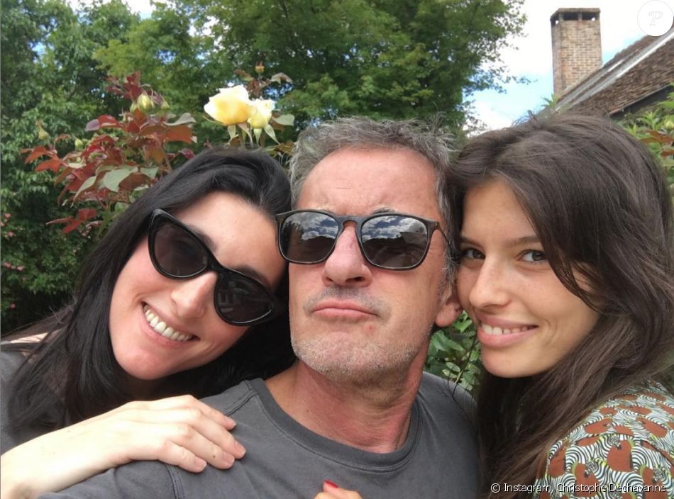 Christophe Dechavanne et ses filles Pauline et Ninon en ...