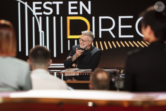 Laurent Ruquier lors de l'enregistrement de l'émission "On est en direct (OEED)", présentée par Laurent Ruquier et diffusée le 23 janvier 2021 sur France 2. © Jack Tribeca / Bestimage 