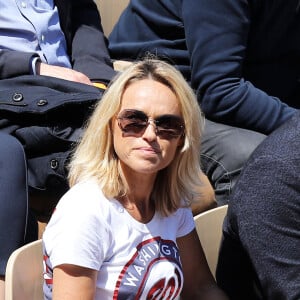 Cécile de Ménibus - People dans les tribunes lors des internationaux de France de tennis de Roland Garros 2019 à Paris. Le 28 mai 2019. © Jacovides-Moreau/Bestimage