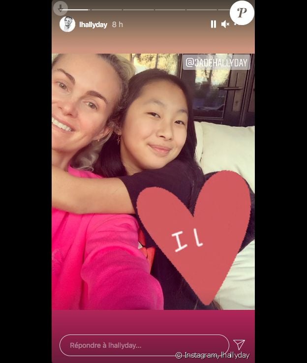 Laeticia Hallyday et sa fille Jade sur Instagram, le 25 janvier 2021.