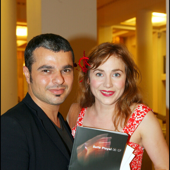 Julie Depardieu et Laurent Korcia à Paris en 2006.