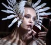 Natalia Vodianova participe au défilé de mode Iris van Herpen, collection Haute Couture printemps-été 2021 lors de la Fashion Week de Paris.