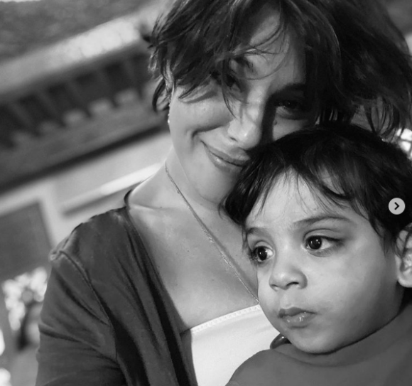 Barbara Opsomer avec Ali, l'enfant qu'elle souhaite adopter depuis plus d'un an - Instagram