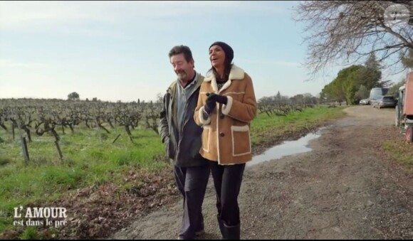 Vincent le Vigneront lors du tournage de son portrait de "L'amour est dans le pré 2021" - diffusion le 1er février sur M6