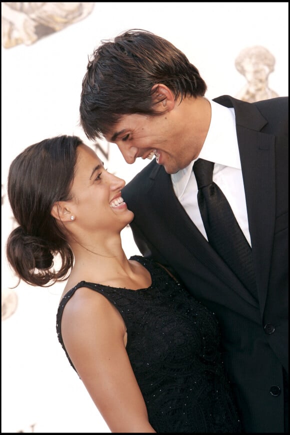 Jean-Pascal Lacoste et son ex-femme Jennifer - Soirée du clôture du Festival de la télévision de Monaco 2006