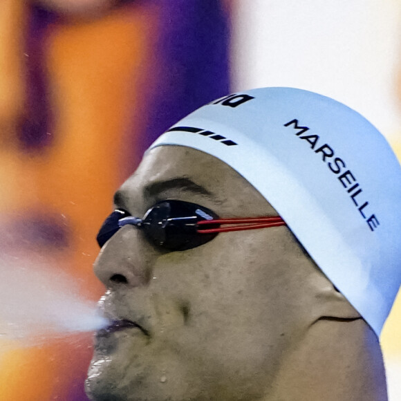 Florent Manaudou lors du championnat de France de natation à Saint-Raphaël, France, le 11 décembre 2020. © Norbert Scanella/Panoramic/Bestimage