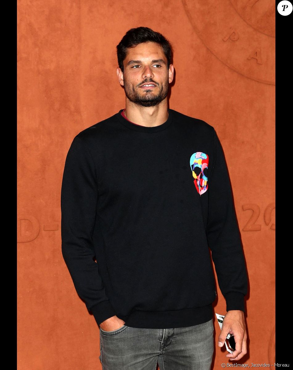 Florent Manaudou - People au village pour la finale hommes lors des internationaux de France de tennis de Roland Garros 2019 à Paris le 9 juin 2019. © Jacovides - Moreau / Bestimage