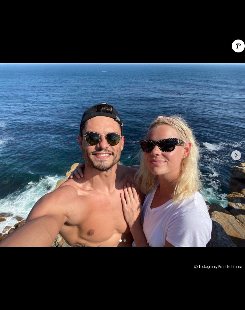 Florent Manaudou et sa petite-amie Pernille Blume.