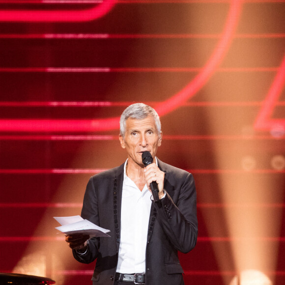 Exclusif - Nagui - Concert "Unis pour le Liban" à l'Olympia à Paris. Le 1er octobre 2020 Parrainé par le célèbre trompettiste I.Maalouf, ce grand concert caritatif a été retransmis depuis l'Olympia sur France 2.  © Da Silva-Moreau / Bestimage