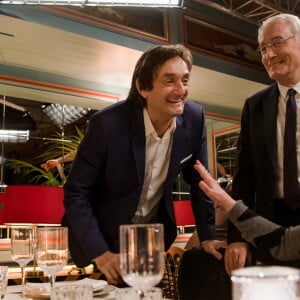 Exclusif - Vincent Dedienne, Pierre Palmade, Bernard Le Coq et Catherine Hiegel - Enregistrement de l'émission "Le Grand Restaurant" à Paris, qui sera diffusée le 3 février 2021 sur M6. © Jean-Philippe Baltel / Bestimage