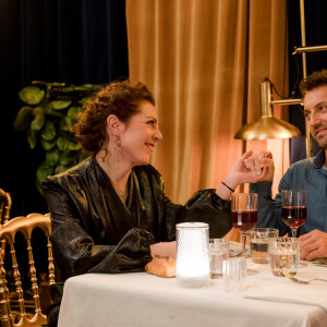 Exclusif - Anne-Elisabeth Blateau et Frédéric Diefenthal - Enregistrement de l'émission "Le Grand Restaurant" à Paris, qui sera diffusée le 3 février 2021 sur M6. © Jean-Philippe Baltel / Bestimage