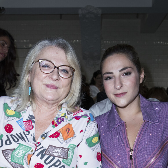 Josiane Balasko et sa fille Marilou Berry - People au défilé de mode Haute-Couture automne-hiver 2016/2017 "Jean-Paul Gaultier" à Paris. Le 6 juillet 2016 © Olivier Borde/ Bestimage 