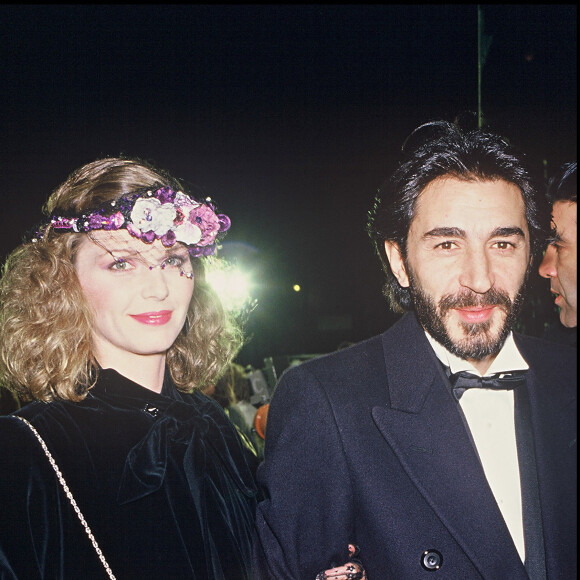 Jeane Manson et Richard Berry aux César en 1985.