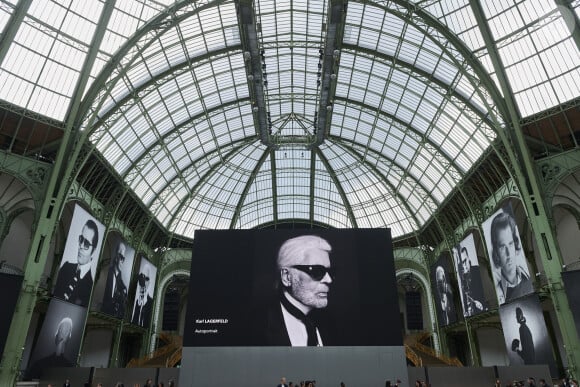 Soirée hommage à Karl Lagerfeld "Karl for ever" dans la nef du Grand Palais à Paris. Le 20 juin 2019.