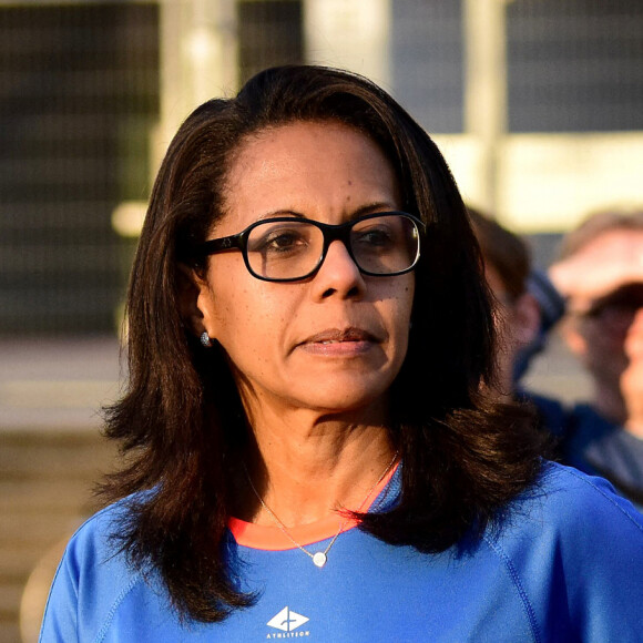 Audrey Pulvar - Match de foot géant organisé par E. Piolle dans le cadre des élections municipales de Grenoble au parc Paul Mistral le 11 mars 2020. © Romain Doucelin/Bestimage