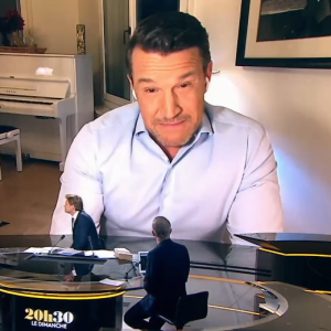 Benjamin Castaldi absent du plateau de "20h30 le dimanche" sur France 2, il révèle être cas contact après que son fils Enzo ait contracté le coronavirus