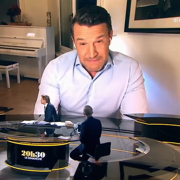 Benjamin Castaldi absent du plateau de "20h30 le dimanche" sur France 2, il révèle être cas contact après que son fils Enzo ait contracté le coronavirus