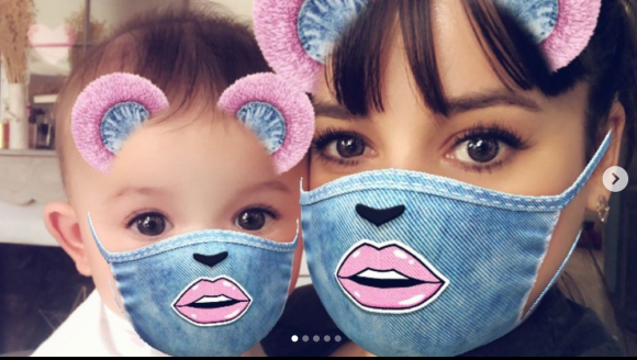 Alizée en famille sur Instagram.