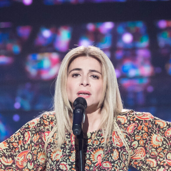 Exclusif - Julie Zenatti - Enregistrement de l'émission "100 ans de comédies musicales pour le Sidaction". Le 10 mars 2020 © Moreau-Perusseau / Bestimage