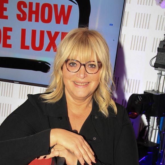 Exclusif - Caroline Diament lors de l'émission "Le Show de Luxe" sur la Radio Voltage à Paris le 14 novembre 2018. © Philippe Baldini / Bestimage