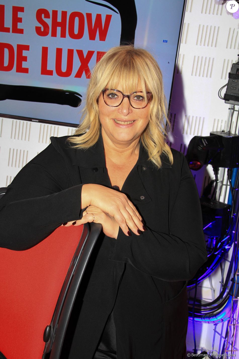 Exclusif - Caroline Diament lors de l'émission "Le Show de Luxe" sur la Radio Voltage à Paris le 14 novembre 2018. © Philippe Baldini / Bestimage