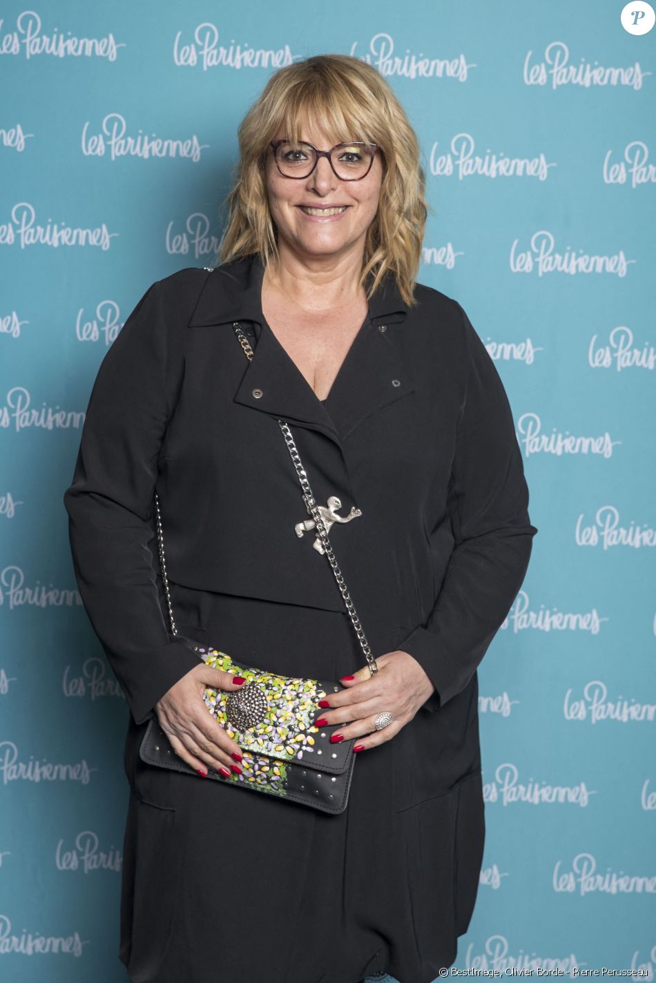 Exclusif - Caroline Diament - Photocall de la première du spectacle "Les Parisiennes" aux Folies Bergères à Paris le 24 mai 2018. © Olivier Borde - Pierre Perusseau/Bestimage