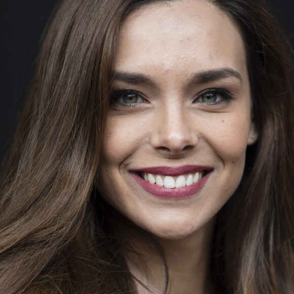 Marine Lorphelin (Miss France 2013) - Miss France 2018, Miss France 2015, Miss France 2014, Miss France 2013 et Miss France 2010 participent à la course "Le Défi des Miss" lors du Grand Prix de France à Vincennes Hippodrome de Paris, France, le 11 février 2018. © Pierre Perusseau/Bestimage