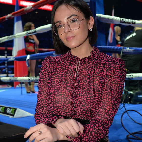 Agathe Auproux lors du gala de boxe Univent à l'AccorHotels Arena de Paris pour le championnat du monde WBA le 15 novembre 2019. © Veeren / Bestimage