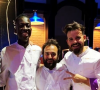 Adrien Cachot, candidat de "Top Chef 2020" pose avec son équipe et le chef Paul Pairet - Instagram, 20 février 2020
