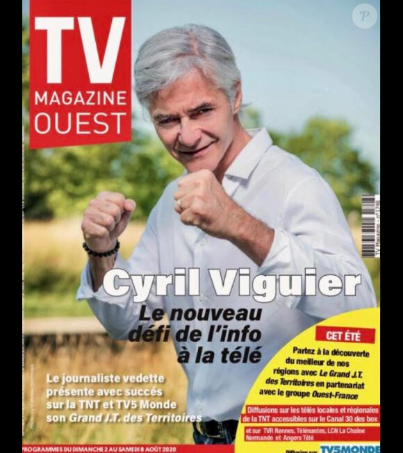 Couverture de TV Magazine Ouest avec Cyril Viguier