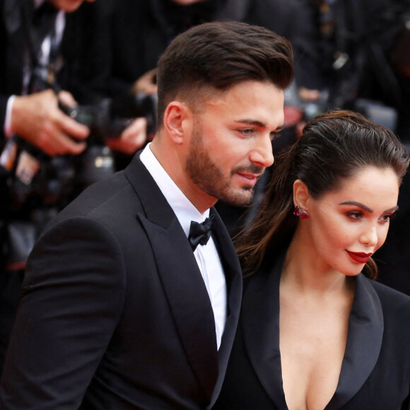 Thomas Vergara et sa femme Nabilla Benattia (enceinte) - Montée des marches du film "A Hidden Life" lors du 72ème Festival International du Film de Cannes. Le 19 mai 2019 © Jacovides-Moreau / Bestimage