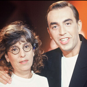 Archives - Anémone et Jean-Marc Morandini sur TF1 en 1994.